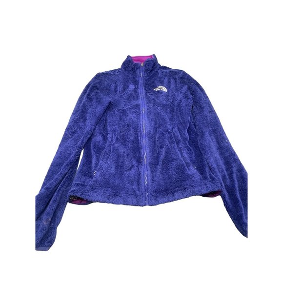 The North Face Tops - North Face coat sweatshirt jacket fleece fuzzy soft collar extra small  READ
